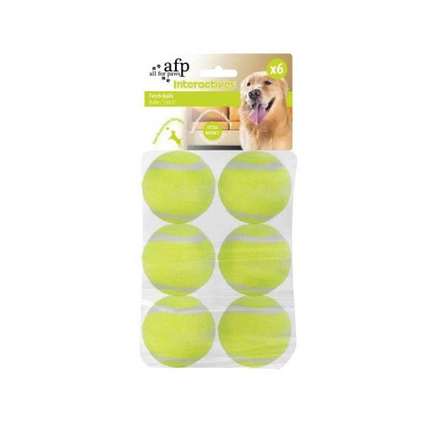 Darrahopens Pet Care > Toys 6 Pack Dog Fetch Balls - Heavy Fetch N Treat All For Paws Replacement Ball