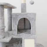 Darrahopens Pet Care > Toys CATIO Multi-level Tall Cat Tree and House Condo with Scratching Pads C6032