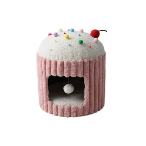 Darrahopens Pet Care > Toys CATIO Pink Cupcake Cat House