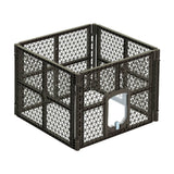 darrahopens Pet Care > Toys i.Pet Pet Dog Playpen Enclosure 4 Panel Fence Puppy Cage Plastic Play Pen Fold