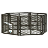 darrahopens Pet Care > Toys i.Pet Pet Dog Playpen Enclosure 6 Panel Fence Puppy Cage Plastic Play Pen Fold