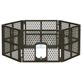darrahopens Pet Care > Toys i.Pet Pet Dog Playpen Enclosure 6 Panel Fence Puppy Cage Plastic Play Pen Fold