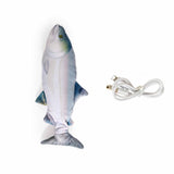 Darrahopens Pet Care > Toys Jittering Sardine Cat Toy Flopping Dancing Fish + Catnip Silvervine Electric USB