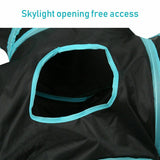 darrahopens Pet Care > Toys Pet Cat Kitten Puppy 4-Way Tunnel Play Toy Foldable Funny Exercise Tunnel Rabbit