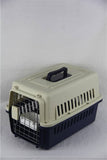 Darrahopens Pet Care YES4PETS Small Dog Cat Rabbit Crate Pet Carrier Airline Cage With Bowl and Tray-Dark Blue