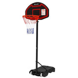 darrahopens Sports & Fitness > Basketball & Accessories Everfit 2.1M Adjustable Portable Basketball Stand Hoop System Rim Black