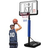 darrahopens Sports & Fitness > Basketball & Accessories Everfit 3.05M Basketball Hoop Stand System Ring Portable Net Height Adjustable Blue