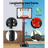 darrahopens Sports & Fitness > Basketball & Accessories Everfit Adjustable Portable Basketball Stand Hoop System Rim