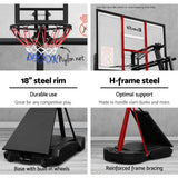 darrahopens Sports & Fitness > Basketball & Accessories Everfit Pro Portable Basketball Stand System Ring Hoop Net Height Adjustable 3.05M