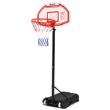 darrahopens Sports & Fitness > Basketball & Accessories Pro Portable Basketball Stand System Hoop Height Adjustable Net Ring