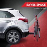 Darrahopens Sports & Fitness > Bikes & Accessories 2 Bike Rack for Car SUV Rear Bicycle Holder Carrier Hitch Mount Platform Holder