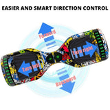Darrahopens Sports & Fitness > Bikes & Accessories Funado Smart-S W1 Hoverboard (Hip-Hop Graffiti) FND-HB-107-QK