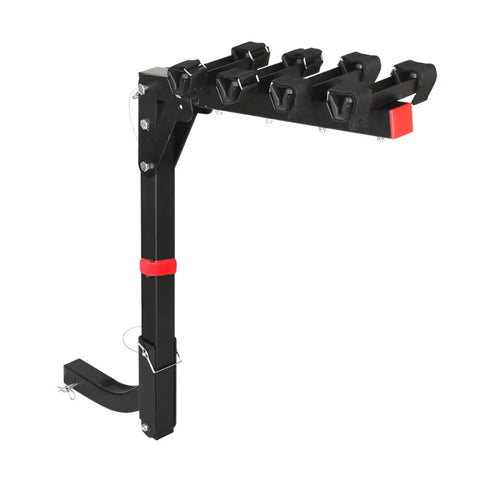Darrahopens Sports & Fitness > Bikes & Accessories Giantz 4 Bicycle Bike Carrier Rack for Car Rear Hitch Mount 2" Foldable Black