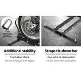 darrahopens Sports & Fitness > Bikes & Accessories Giantz Motorcycle Carrier 2 Arms Rack Ramp Motorbike Dirt Bike 2"Hitch Towbar