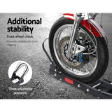 darrahopens Sports & Fitness > Bikes & Accessories Giantz Motorcycle Motorbike Carrier Rack 2" Towbar Arm Rack Dirt Bike Ramp Steel