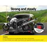 darrahopens Sports & Fitness > Bikes & Accessories Giantz Motorcycle Motorbike Carrier Rack 2" Towbar Arm Rack Dirt Bike Ramp Steel