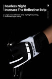 Darrahopens Sports & Fitness > Bikes & Accessories MTB Heated Gloves Large for Mountain Road Bike Breathable Winter Autumn Cycling Camping Running Outdoor Sport Rockbros