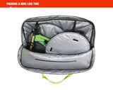 Darrahopens Sports & Fitness > Bikes & Accessories NOOYAH - SPORTACE Bike Plane Travel Soft Shell Case Bag Mountain BMX Tourer Road Bike - BK0088 125cm x 80cm - Black