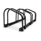 darrahopens Sports & Fitness > Bikes & Accessories Portable Bike 3 Parking Rack Bicycle Instant Storage Stand - Black