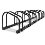 darrahopens Sports & Fitness > Bikes & Accessories Portable Bike 6 Parking Rack Bicycle Instant Storage Stand - Black