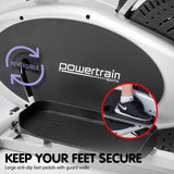 Darrahopens Sports & Fitness > Bikes & Accessories Powertrain 3-in-1 Elliptical Cross Trainer Exercise Bike with Resistance Bands