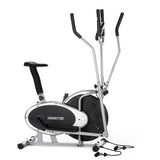 Darrahopens Sports & Fitness > Bikes & Accessories Powertrain 3-in-1 Elliptical Cross Trainer Exercise Bike with Resistance Bands