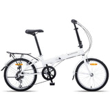 Darrahopens Sports & Fitness > Bikes & Accessories Progear Bikes Nomad Folding Bike 20" in Pearl White