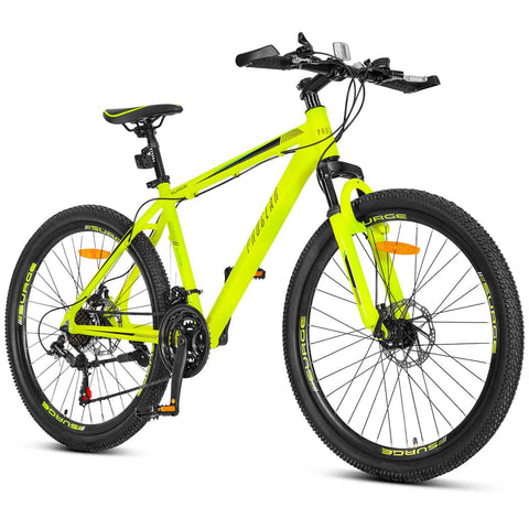 Darrahopens Sports & Fitness > Bikes & Accessories Progear Bikes Surge MTB Mens 26*19" in Fluro Yellow