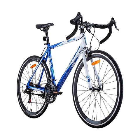 Darrahopens Sports & Fitness > Bikes & Accessories Trinx 700C Road Bike TEMPO1.0 Shimano 21 Speed Racing Bicycle 56cm Blue/White