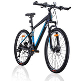 Darrahopens Sports & Fitness > Bikes & Accessories Trinx M600 Mountain Bike 24 Speed MTB Bicycle 19 Inches Frame Blue