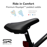 Darrahopens Sports & Fitness > Bikes & Accessories VALK Metro TR 5 + Electric Hybrid Bike, Gen II, Mid-Drive, Large, Dark Grey