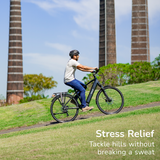 Darrahopens Sports & Fitness > Bikes & Accessories VALK Metro TR 5 + Electric Hybrid Bike, Gen II, Mid-Drive, Large, Dark Grey