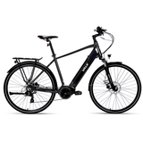 Darrahopens Sports & Fitness > Bikes & Accessories VALK Metro TR 5 + Electric Hybrid Bike, Gen II, Mid-Drive, Large, Dark Grey
