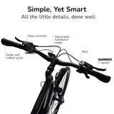 Darrahopens Sports & Fitness > Bikes & Accessories VALK Metro TR 5 + Electric Hybrid Bike, Gen II, Mid-Drive, Medium, Dark Grey