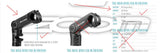 Darrahopens Sports & Fitness > Bikes & Accessories ZOOM TDS-D616 Height Adjustable Stem MTB Ebike Mountain Cable Intergration Hide 31.8mm