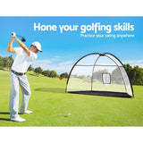 Darrahopens Sports & Fitness Everfit 3.5M Golf Practice Net Portable Training Aid Driving Target Mat Soccer