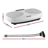 Darrahopens Sports & Fitness > Exercise, Gym and Fitness Everfit Vibration Machine Vertical Rhythm Platform Resistance Rope Home Workout