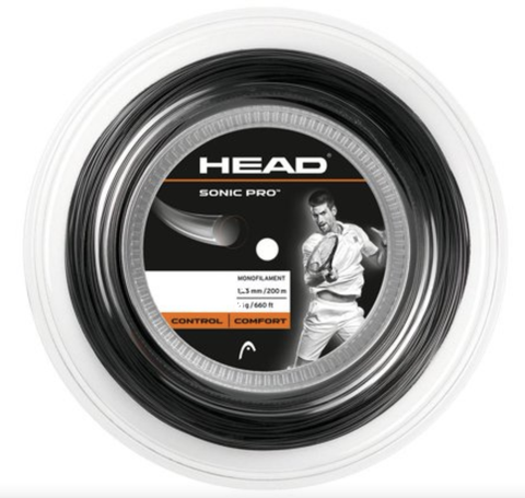 Darrahopens Sports & Fitness > Exercise, Gym and Fitness Head Sonic Pro Reel 200m 16g 1.3mm Tennis String Control Comfort