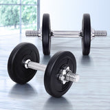 darrahopens Sports & Fitness > Fitness Accessories 10KG Dumbbells Dumbbell Set Weight Training Plates Home Gym Fitness Exercise