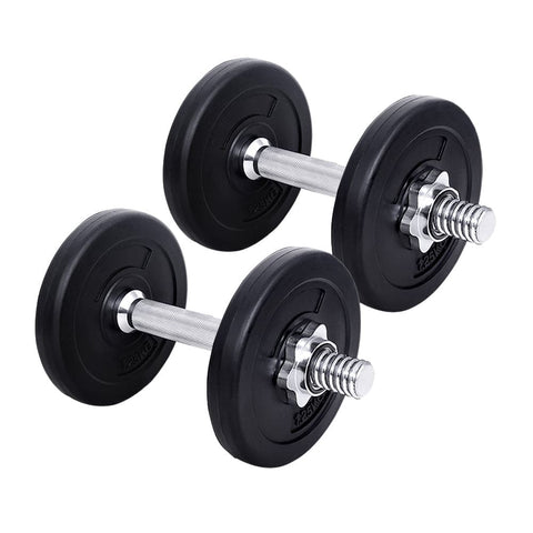 darrahopens Sports & Fitness > Fitness Accessories 10KG Dumbbells Dumbbell Set Weight Training Plates Home Gym Fitness Exercise