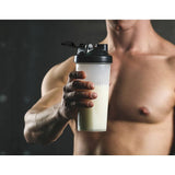 darrahopens Sports & Fitness > Fitness Accessories 10x 700ml GYM Protein Supplement Drink Blender Mixer Shaker Shake Ball Bottle