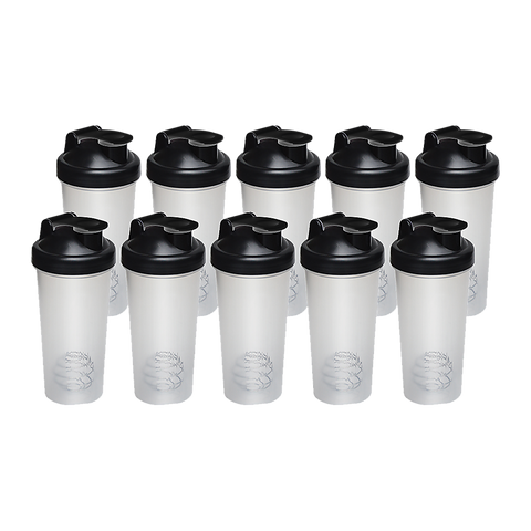 darrahopens Sports & Fitness > Fitness Accessories 10x 700ml GYM Protein Supplement Drink Blender Mixer Shaker Shake Ball Bottle