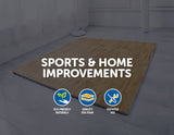 darrahopens Sports & Fitness > Fitness Accessories 12 Tiles EVA Fitness Home Yoga Gym Interlocking Floor Puzzle Mat - Wood Colour