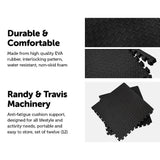darrahopens Sports & Fitness > Fitness Accessories 12 Tiles EVA Rubber Foam Gym Mat 60cm x 60cm 2.5cm Fitness Flooring