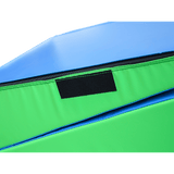 darrahopens Sports & Fitness > Fitness Accessories 120x60x35cm Foldable Soft Incline Gymnastics Mat Wedge Yoga Gym Balance Training
