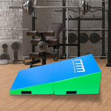 darrahopens Sports & Fitness > Fitness Accessories 120x60x35cm Foldable Soft Incline Gymnastics Mat Wedge Yoga Gym Balance Training