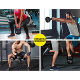 darrahopens Sports & Fitness > Fitness Accessories 12kg Kettlebell Kettlebells Kettle Bell Bells Kit Weight Fitness Exercise
