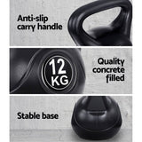 darrahopens Sports & Fitness > Fitness Accessories 12kg Kettlebell Kettlebells Kettle Bell Bells Kit Weight Fitness Exercise