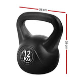 darrahopens Sports & Fitness > Fitness Accessories 12kg Kettlebell Kettlebells Kettle Bell Bells Kit Weight Fitness Exercise