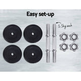 darrahopens Sports & Fitness > Fitness Accessories 15KG Dumbbells Dumbbell Set Weight Training Plates Home Gym Fitness Exercise